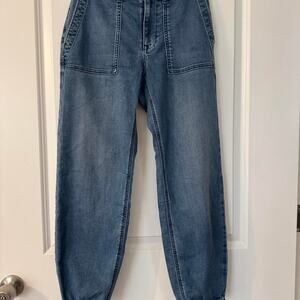 J. Crew blue denim jogger jeans